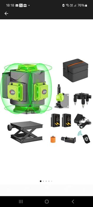 Vând Nivela Laser 16 Linii, 360°  Nouă