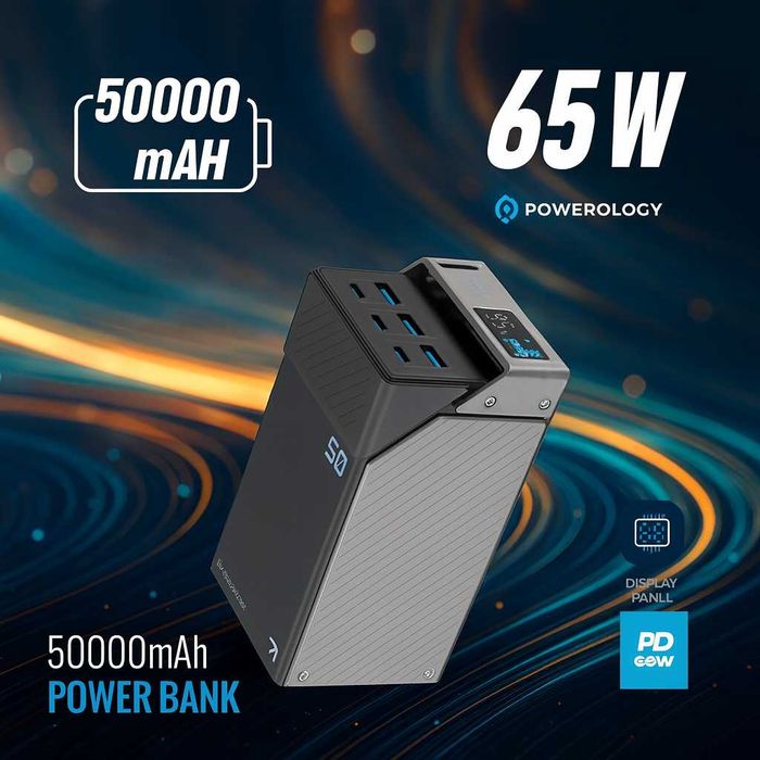 Power Bank 50 000 mAh 65W Ультра-Мощный Портативный. Есть доставка