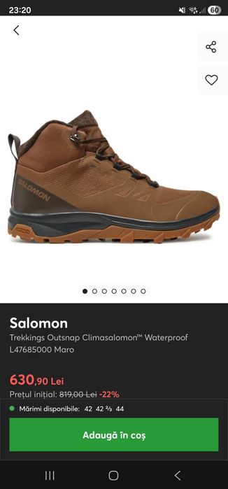 Bocanci Salomon Iarna 44