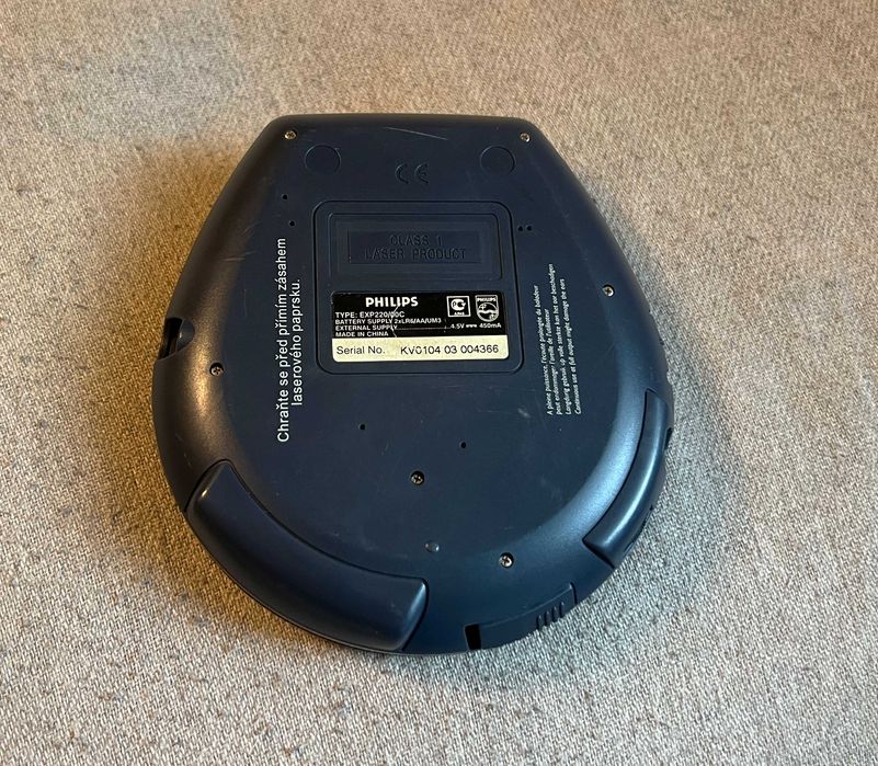 Philips EXP2200 CD MP3 player portable, defect, proiect reparatie