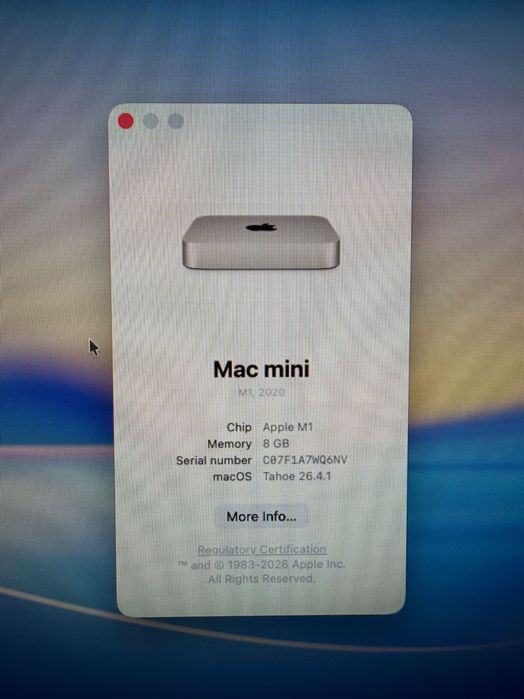 Mac mini M1 8g 256gb
