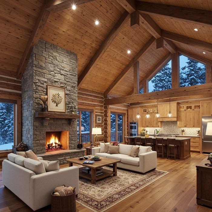 Деревянные дома из бревна