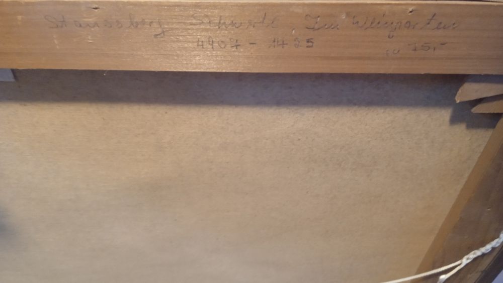 Cabana la munte 1975, Tablou superb, semnat, pictat in ulei pe panza