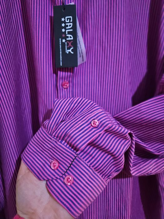 Cămașă bărbați slim fit Galaxy by Harvic