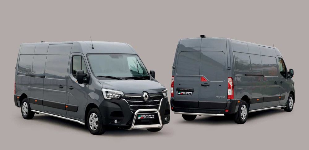Bullbar inox Renault Master 2019-2023 63mm Omologat - Ultimul Set