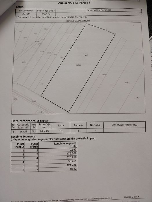 Teren extravilan Cernica 92.479 mp autostrada
