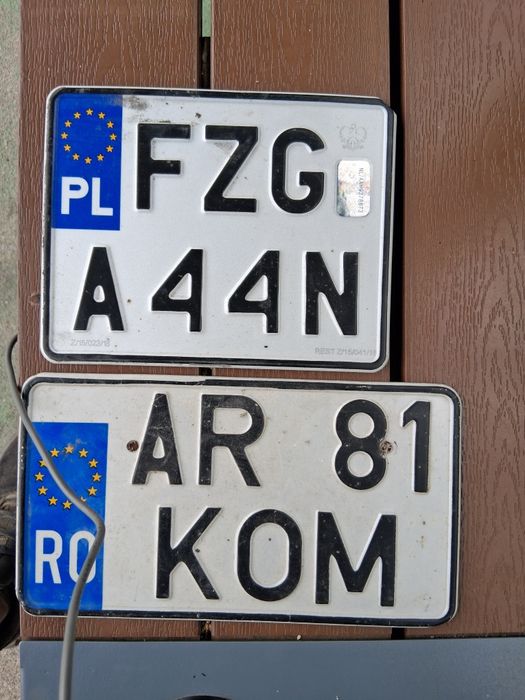Plăcută înmatriculare
