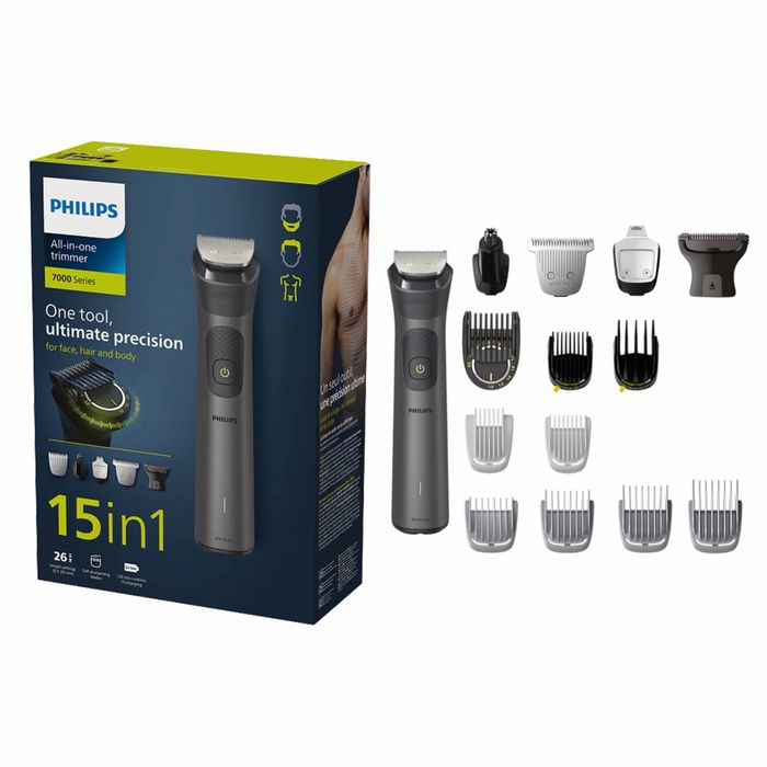 Триммер Philips MG7940/15 Триммер для Лица и Тела 15в1 1 Год Гарантия