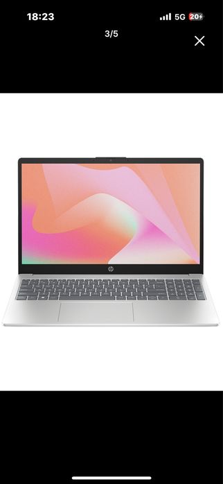 Ноутбук Hp серебристый,почти как новый.Использовала сама пол года………..