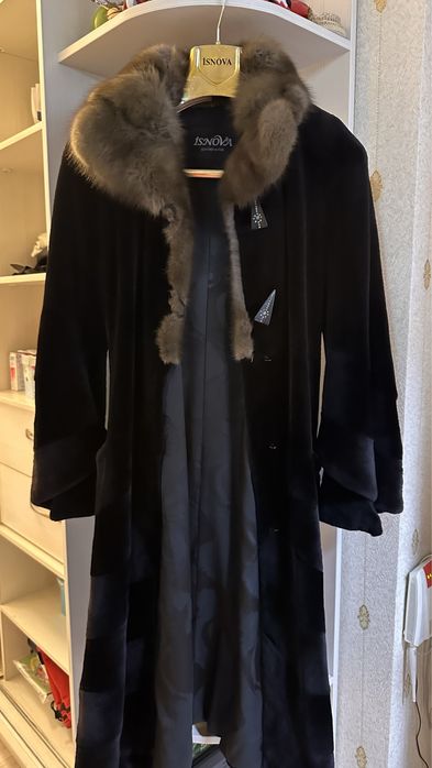 Шуба соболь стильная