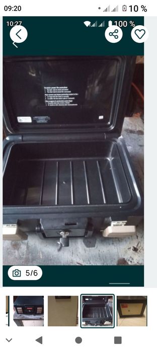 Vând seif antifoc, casetă banii, documente