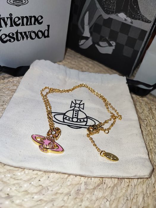 Lănțișor Vivienne Westwood Darlene - Roz
