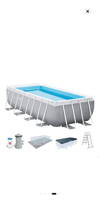 Vand Piscina Intex  488x244xH 107cm pompa scara si prelata Ca Noua!!