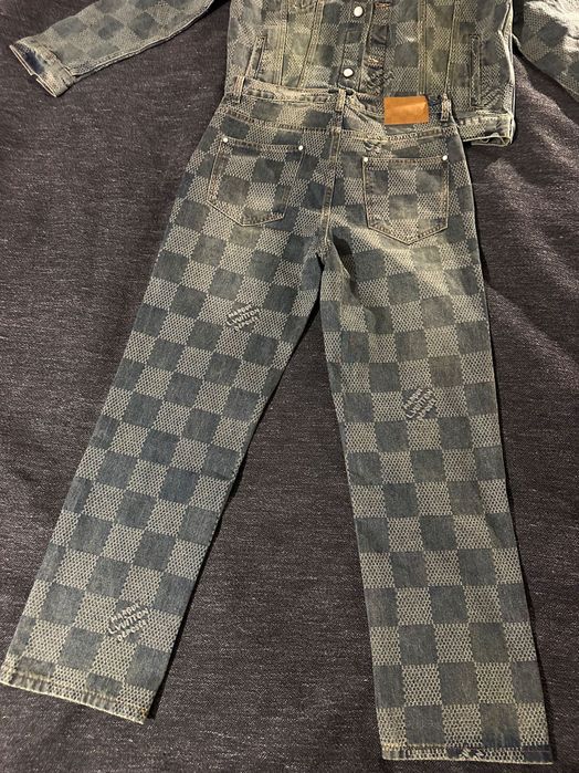 Geaca + pantaloni blugi LV Louis Vuitton L