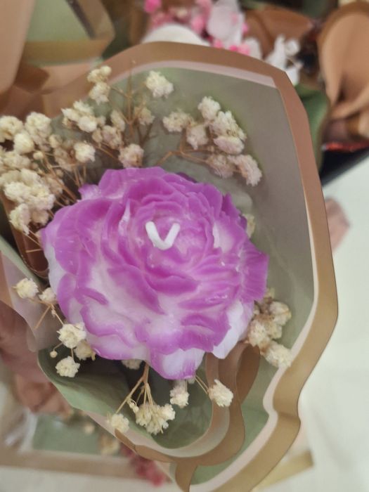 Buchetele parfumate cu foare din ceara de soia