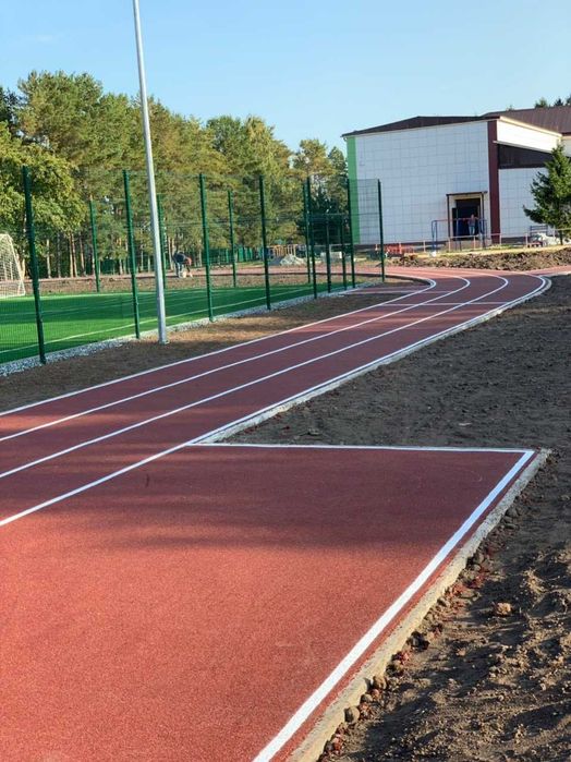 Резиновое наливной покрытие для беговой дорожки