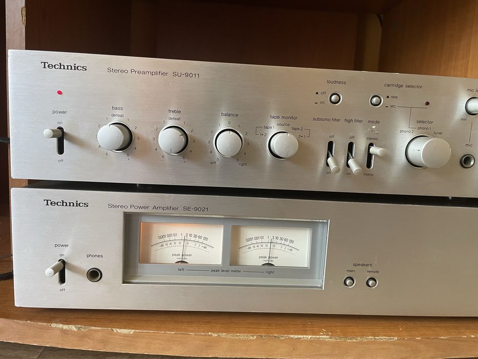 Technics amp + pre se-9021-su 9011