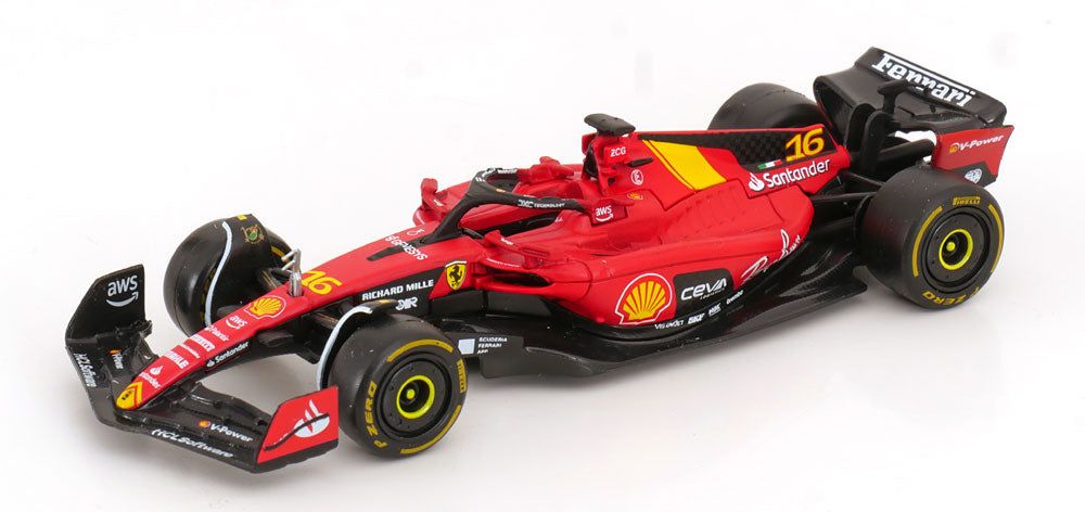 Macheta auto Ferrari SF-23 #16 Ch. Leclerc Monza GP 2023 1:43 Bburago