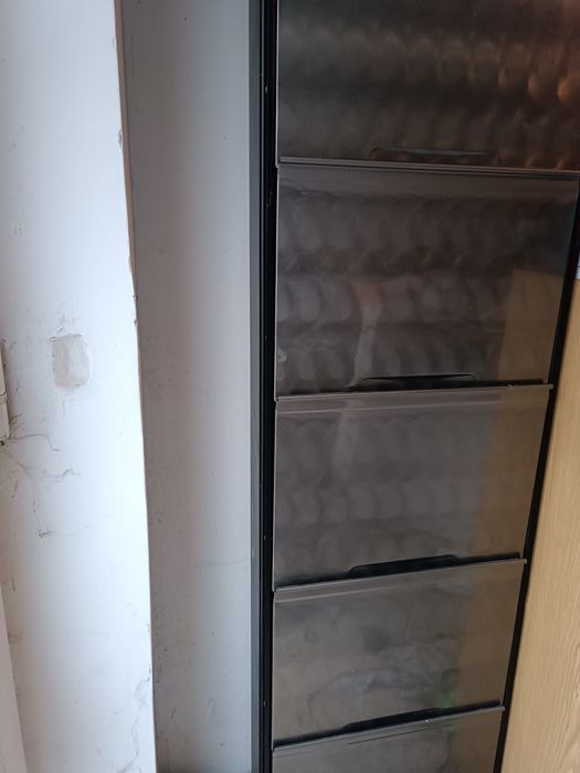 Dulap pantofar metalic ingust