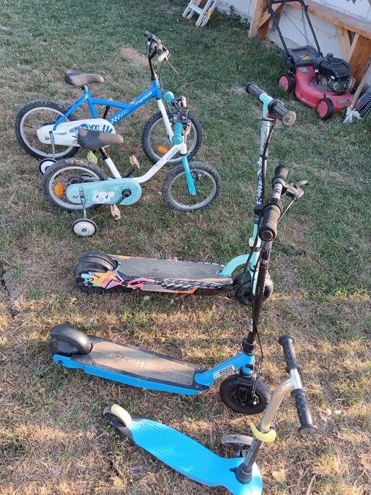 Biciclete, trotinete