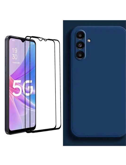 Samsung A21s/A22/A23/A25/A24/A06 Husa Silicon Catifea + Folie Sticla