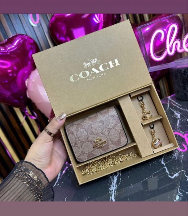 мини сумка coach