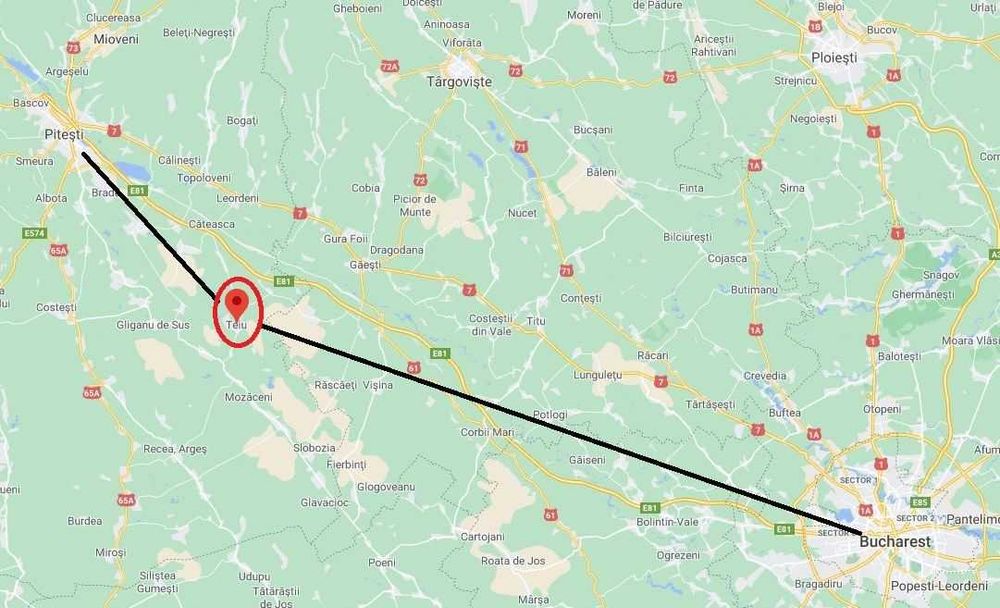 Teren 3,4 HA cu ATR 400 KWH intravilan curti constructii