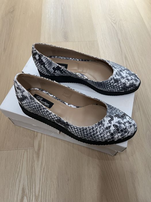 Balerini dama 37-37,5 NOI din piele