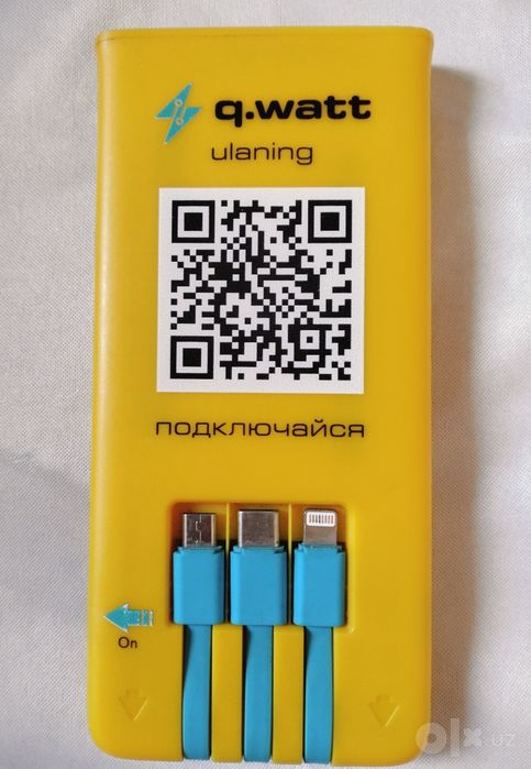 Sotiladi!!! Q.Watt Power Bank 5000 mAh va Ultra Style Smart Watch
