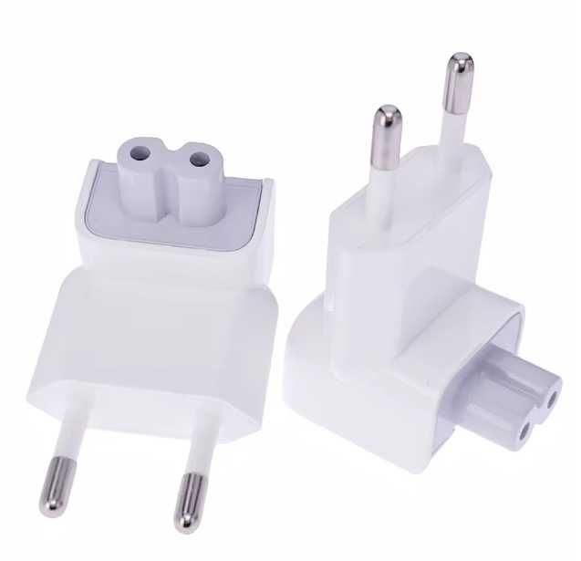 EU накрайник щепсел за зарядно на Apple MacBook, iPhone, iPad адаптер, adapter. Европейски преходник