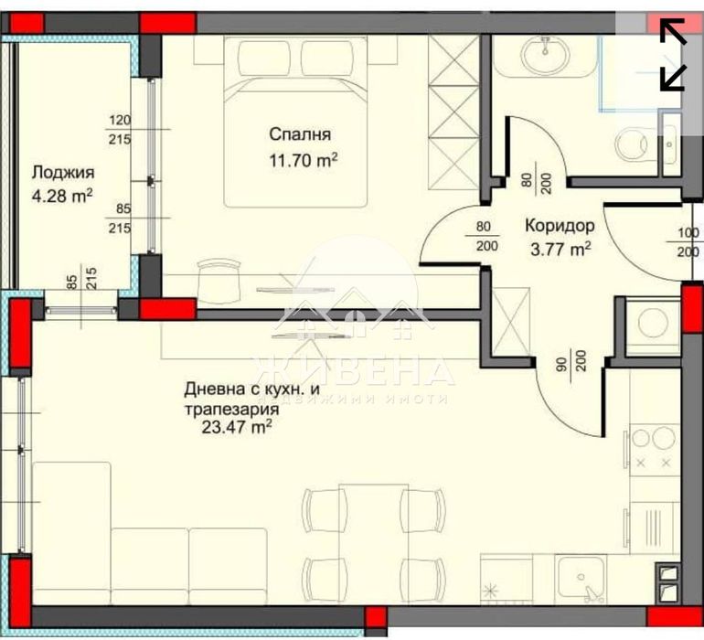 Продавам 2-стаен апартамент, в строеж, кв. Аспарухово