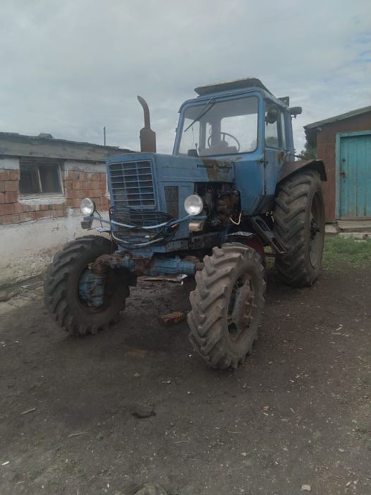 Трактор МТЗ 82 + Телега ПТС 4