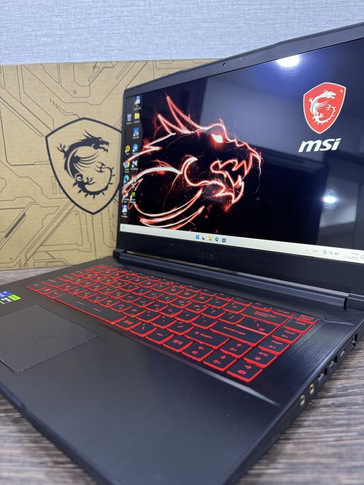 Как Новый MSI Dragon GF63 intel Core i5 11th Gen с RTX2050 DDR6!