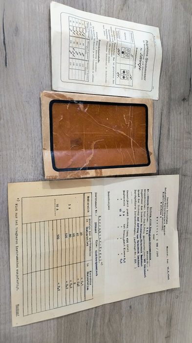 Aparat de măsură Ampermetru din anul 1948