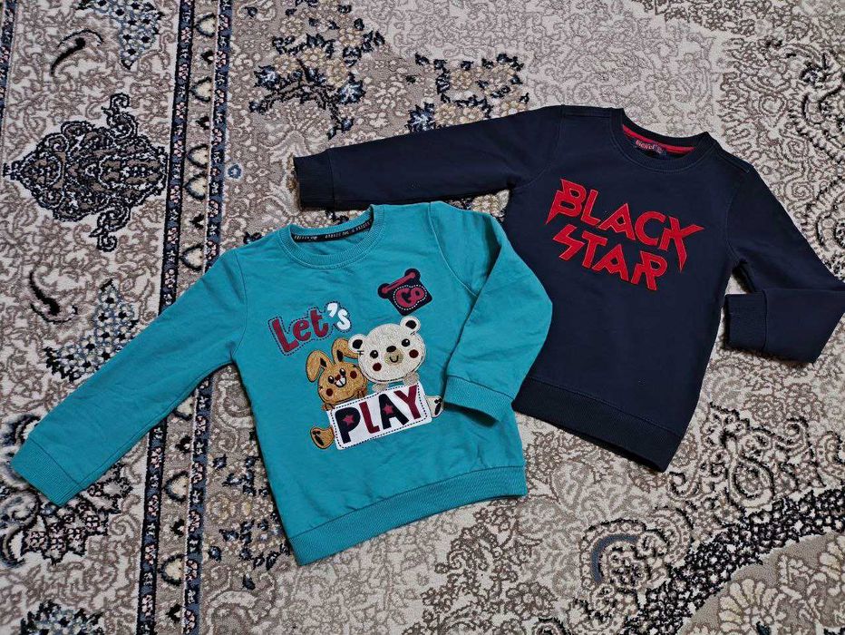 Одежда на мальчика 4-х лет, теплый кофточки, комплект/фото 60.000 сум