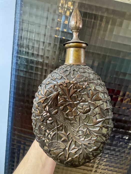 Старинные предметы Вазы Подсвечники Латунь