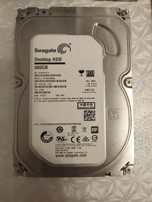 Seagate 500 Гб 7200 rpm