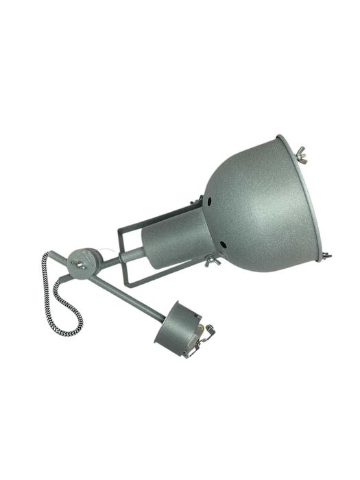Lampa decorativa stil industrial, culoare gri ciment
