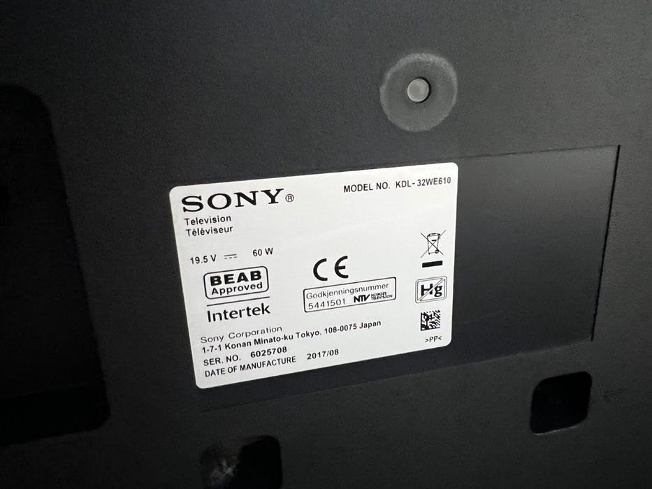 Televizor Smart TV Sony Bravia 32 inch (81 cm), HD, Wi-Fi, Full Media