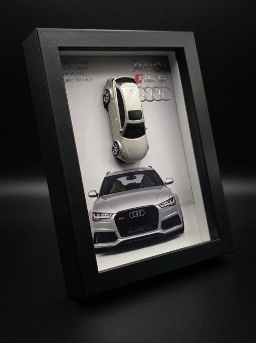 Tablou decorativ 20x15 cm cu Audi RS6 Avant .