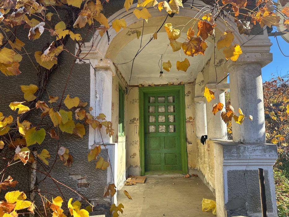 Casă bătrânească + casă nouă la roșu, teren 6.900 mp – Cotmeana, Argeș