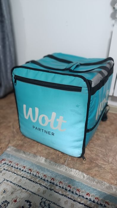 Термосумка Wolt , Яндекс (Черный)