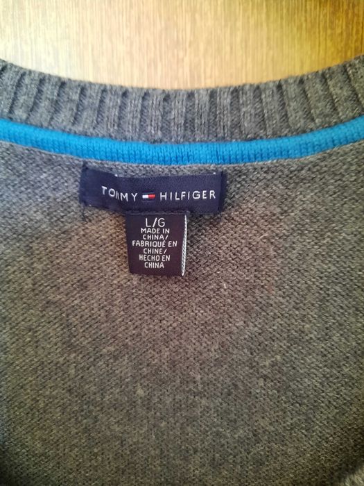 Tommy Hilfiger:  елек 100% памук, M/L