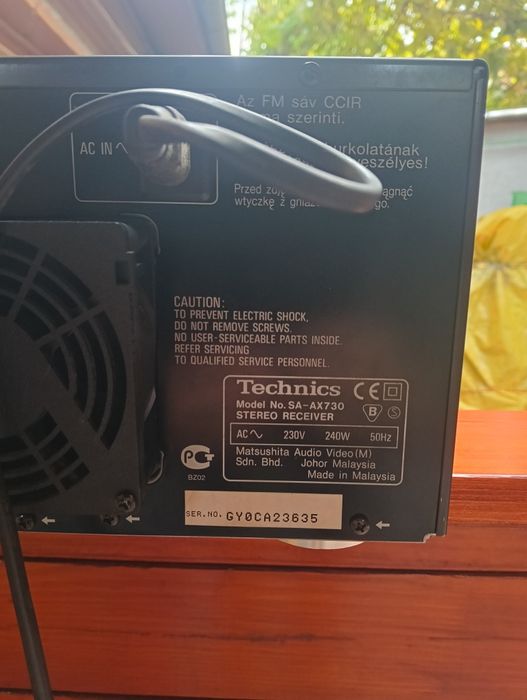 Technics Sa-ax730 și Panasonic SA-HE75