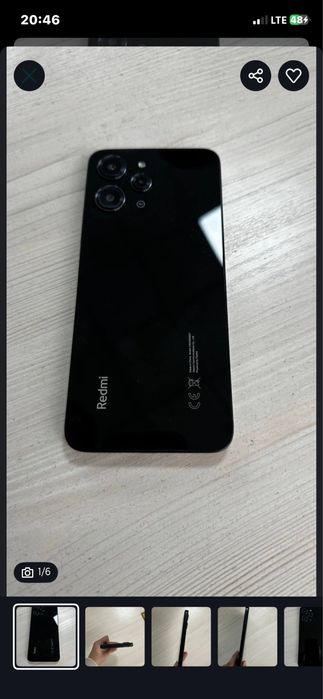 redmi 12 sotiladi karobka dakument bor usta kormagan