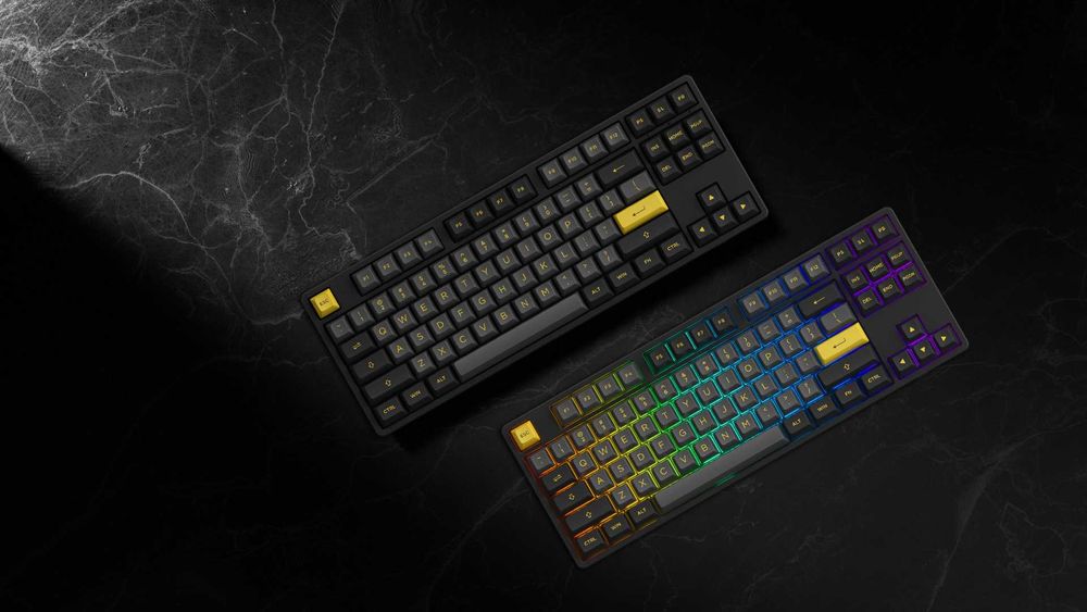 Akko Black & Gold 5087B Plus | TKL (80%) | Hot-Swap | RGB