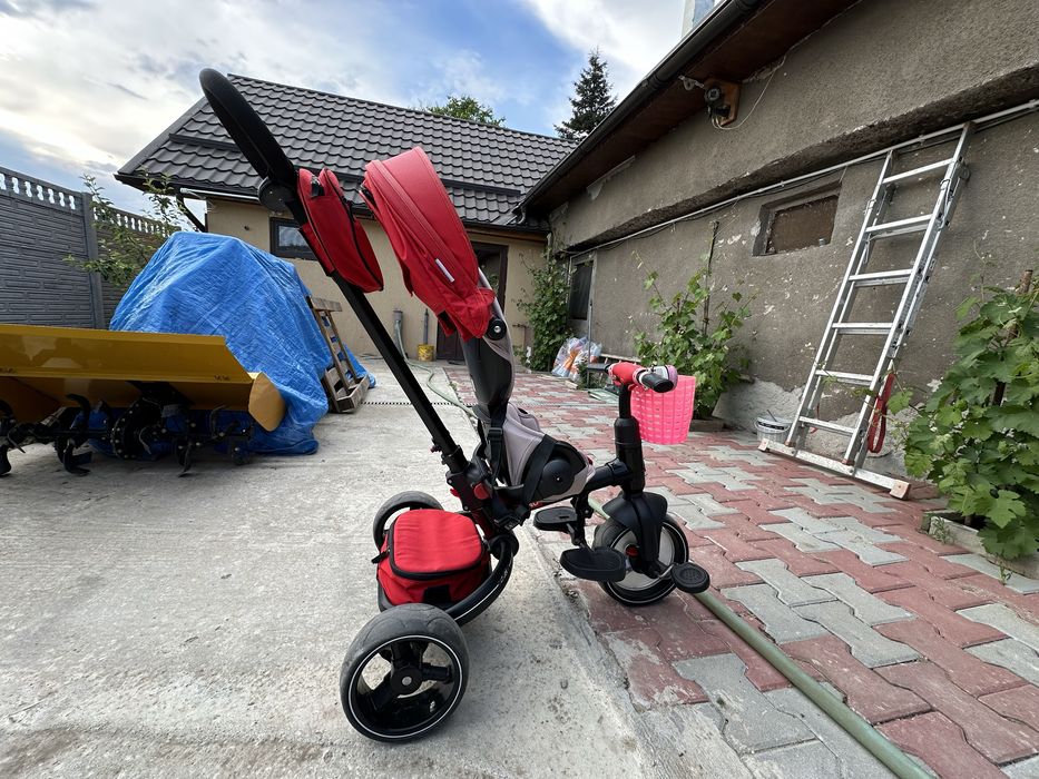 Tricicleta multifunctionala pt copii Alto, +10 luni, Rosu, Coccolle