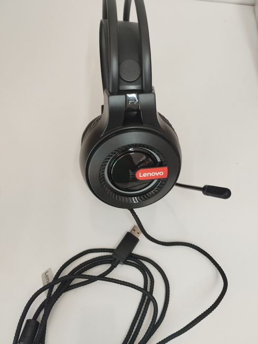 Наушник игровой оригинал Lenovo. Ноушник Новый. Янги