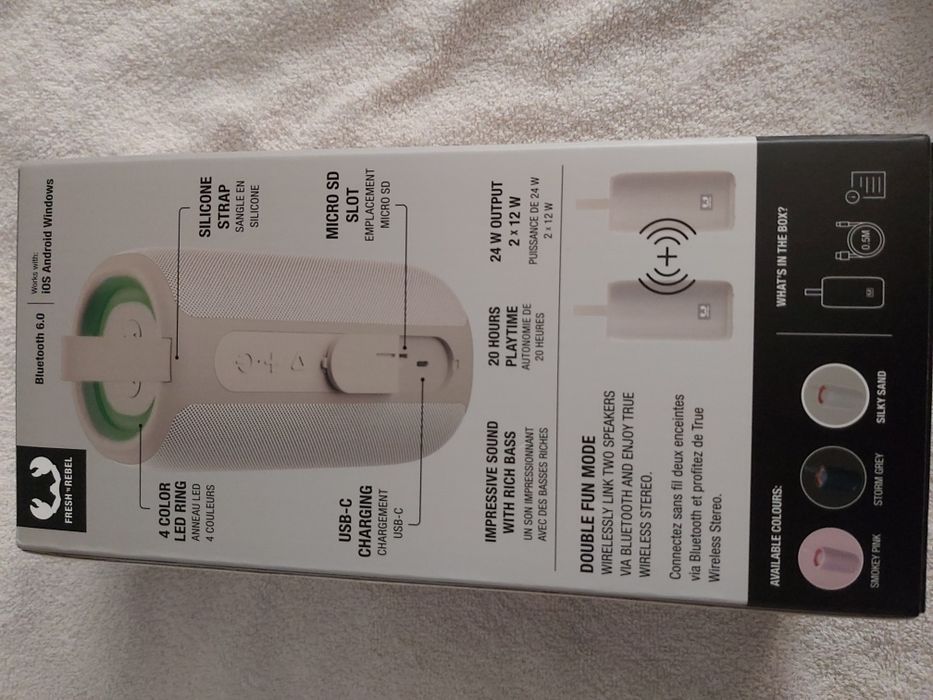 Vând boxa wireless XL Fresh&Rebel noua.