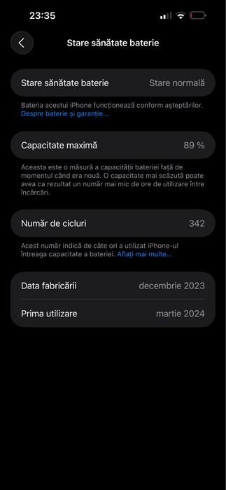 iPhone 15 Pro Max 256 GB – Stare impecabilă!